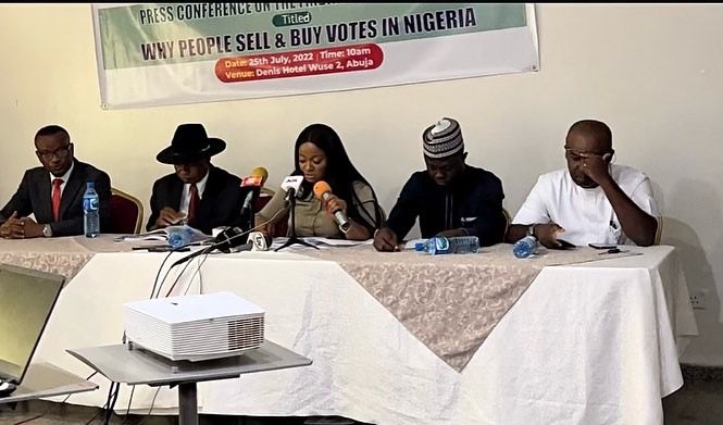 Read more about the article GGAI Press Conference on the Survey titled: “Why People Sell and Buy Votes in Nigeria”